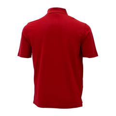 Hermes Polo Boutonne Pique Cotton Size M Color Rouge Vif 2016.