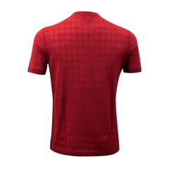 Hermes T-Shirt Hemstitched Check Pattern Size L 44 Color Tomate 2016.