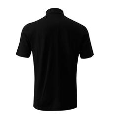 Hermes Polo Boutonne Pique de Cotton Size L Color Noir 2016.