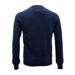 Hermes Pull Col Rond V Cachemire Inverse Indigo Color Size M 2016.