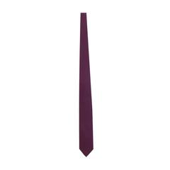 Hermes silk tie "Façonnée H 24" hand-folded, 3.15'' wide 100% silk Violet Color