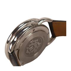 Hermes Watch Alligator Arceau Le Temps Suspendu Black 2012.