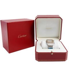 Cartier Santos Two Tone Chronograph Wristwatch