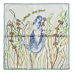 Hermes J’attends Mon Prince Pochette Gavroche Scarf