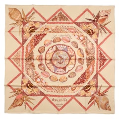 Hermes Rocaille Saint Barthelemy Boutique 90 cm Silk Scarf- Ltd. Edition