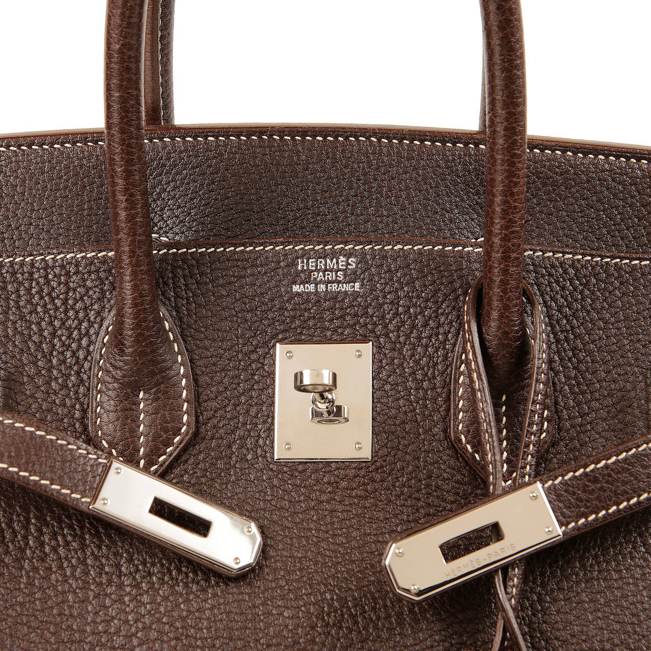 Hermes Ebene Fjord Leather 35 cm Birkin Bag- Ebony at 1stdibs Hermes Ebene Fjord Leather 35 cm Birkin Bag- Ebony at 1stdibs
