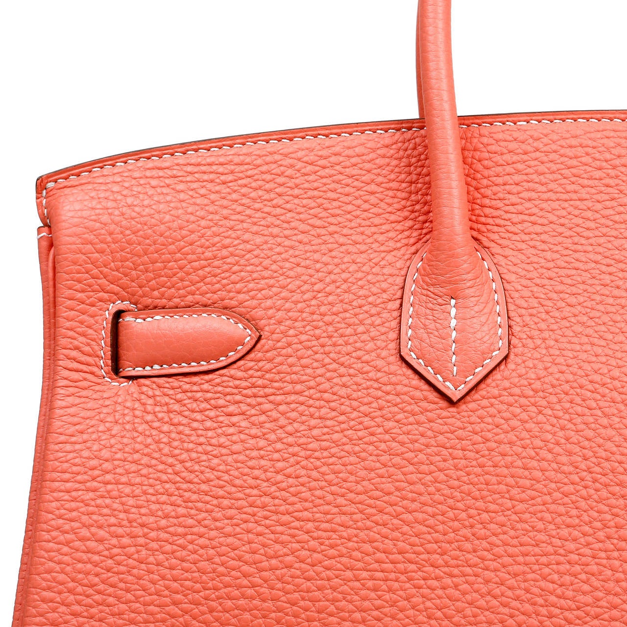 Hermes Crevette Togo 35 cm Birkin Bag- Salmon Pink Color 2