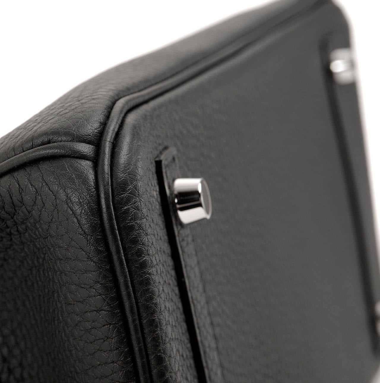 Hermes Birkin Bag 30cm Black Togo Leather Palladium Hardware Never ...
