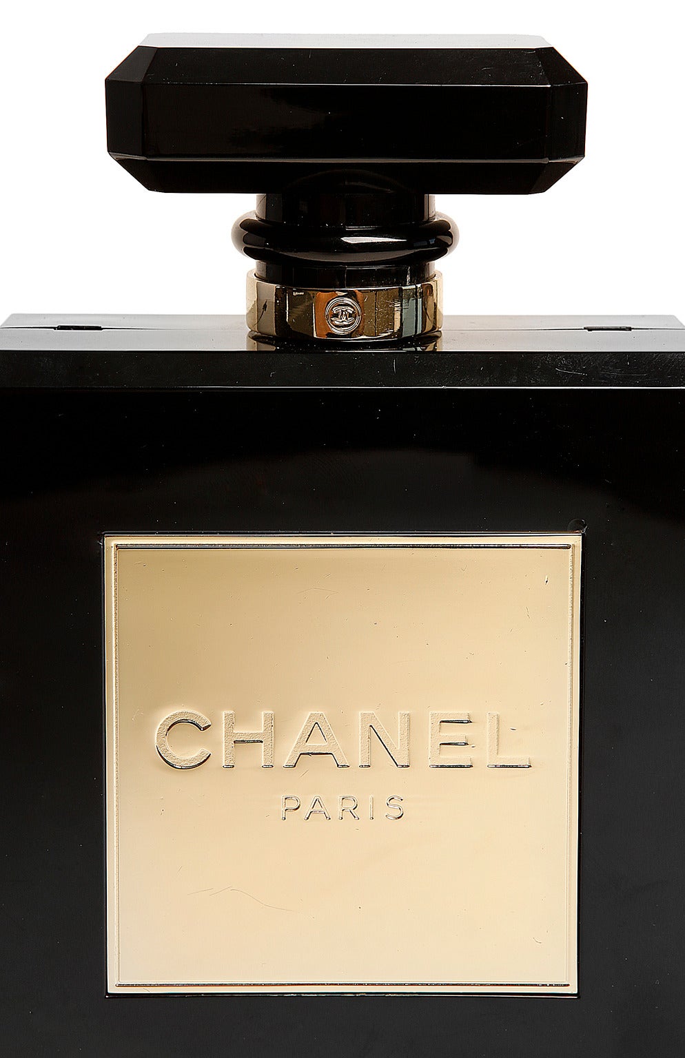 Chanel Black Perfume Bottle Bag- RARE 1