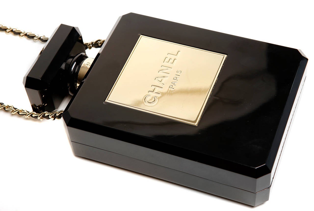 Women's Chanel Black Perfume Bottle Bag- RARE