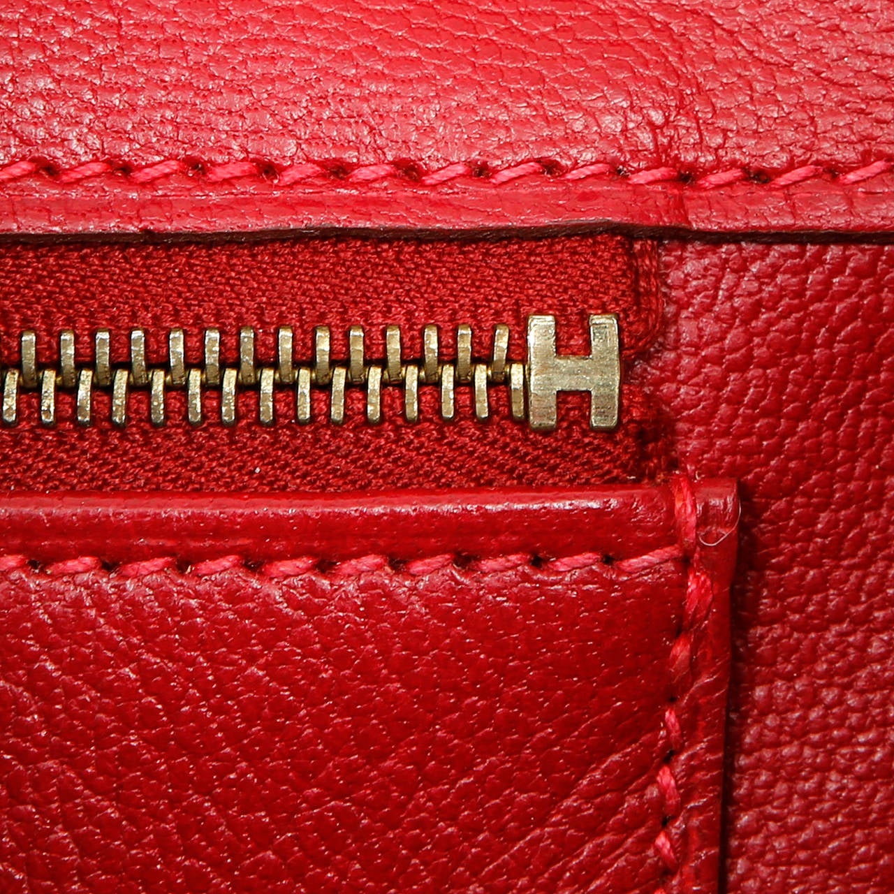 hermes rouge h clemence birkin 30cm gold hardware tote bag