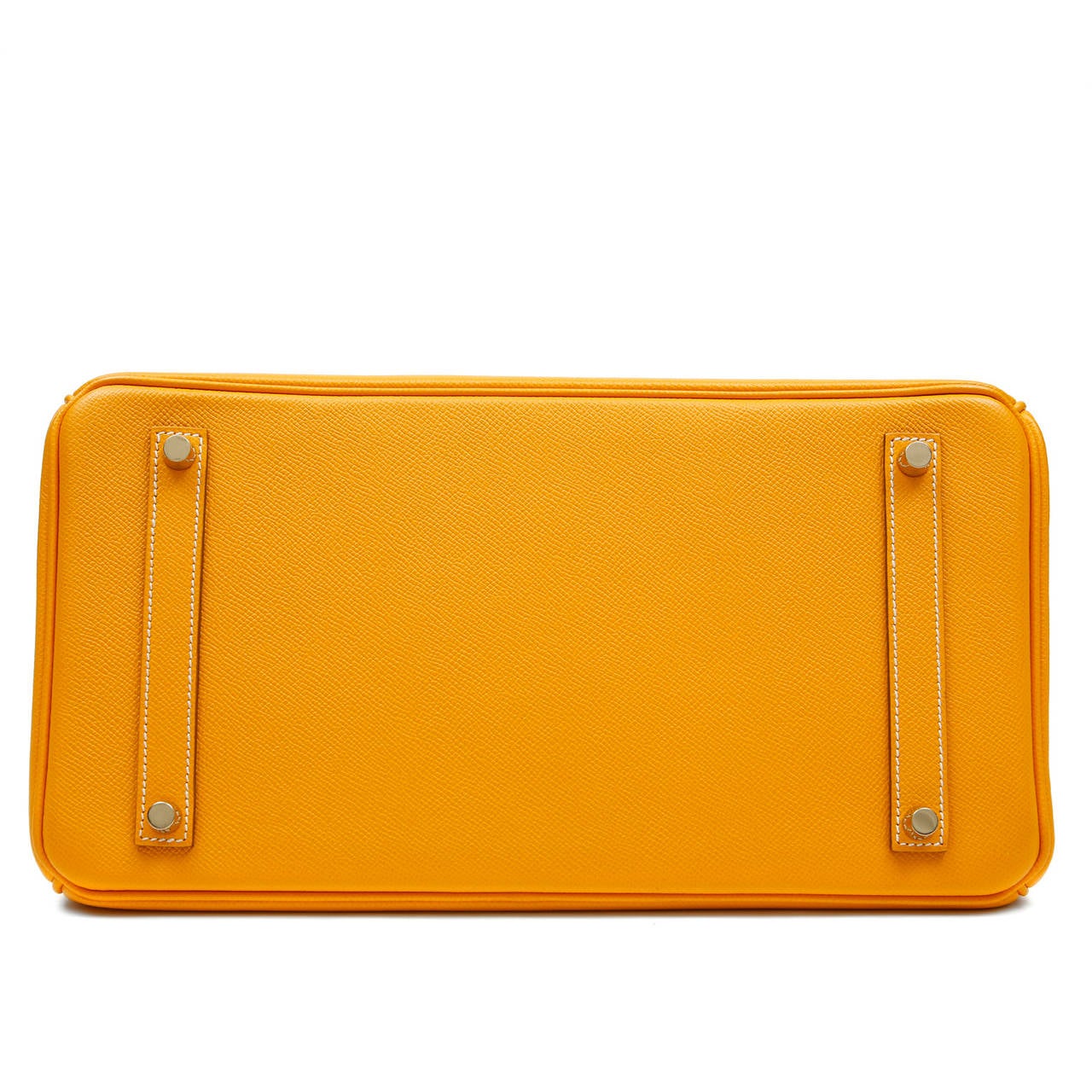 Women's Hermes Jaune D'or Yellow Epsom Leather Birkin Bag- 35 cm