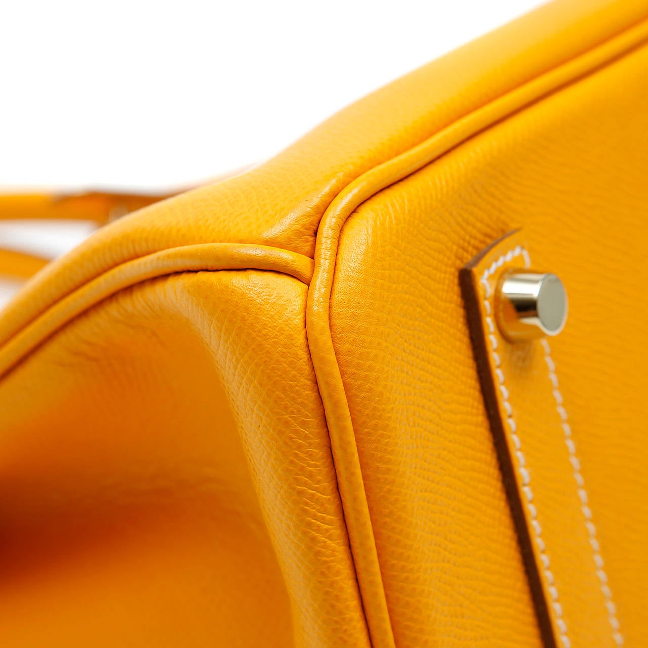 Hermes Jaune D'or Yellow Epsom Leather Birkin Bag- 35 cm 1