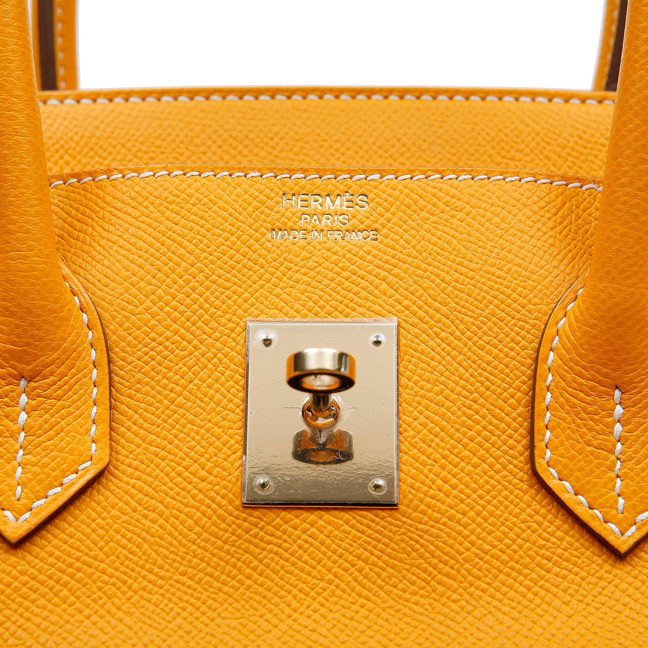 Hermes Jaune D'or Yellow Epsom Leather Birkin Bag- 35 cm 2