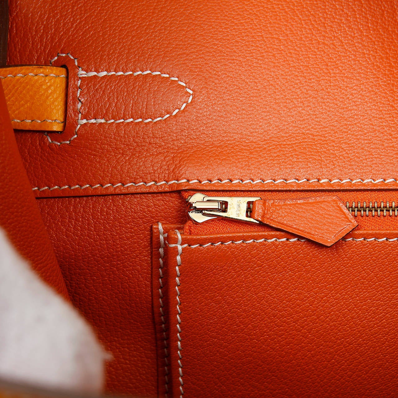 Hermes Jaune D'or Yellow Epsom Leather Birkin Bag- 35 cm 5