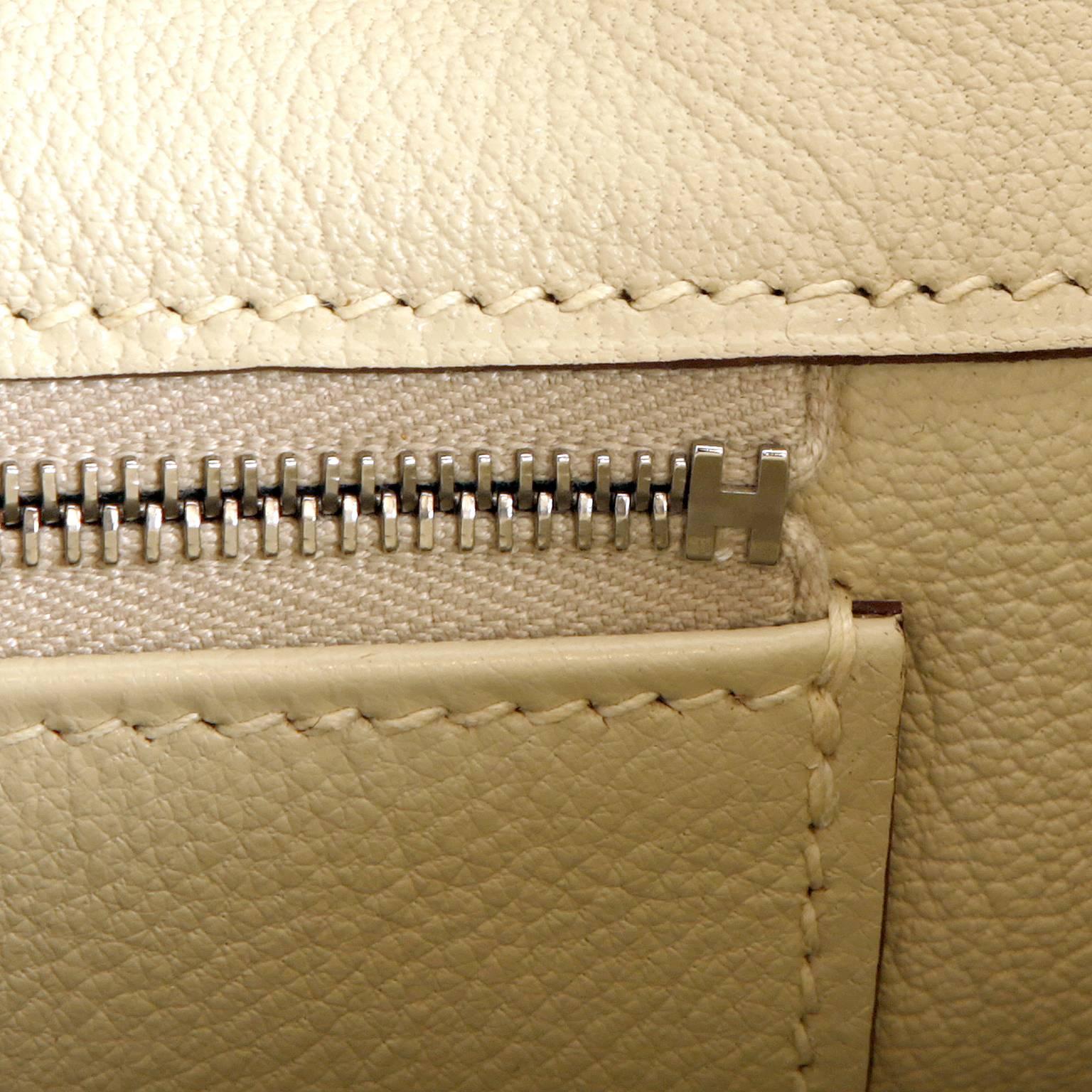 Hermès Parchemin Clemence Leather Birkin- 35 cm 5