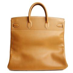 Hermès Natural Ardennes Leather 45 cm HAC Birkin