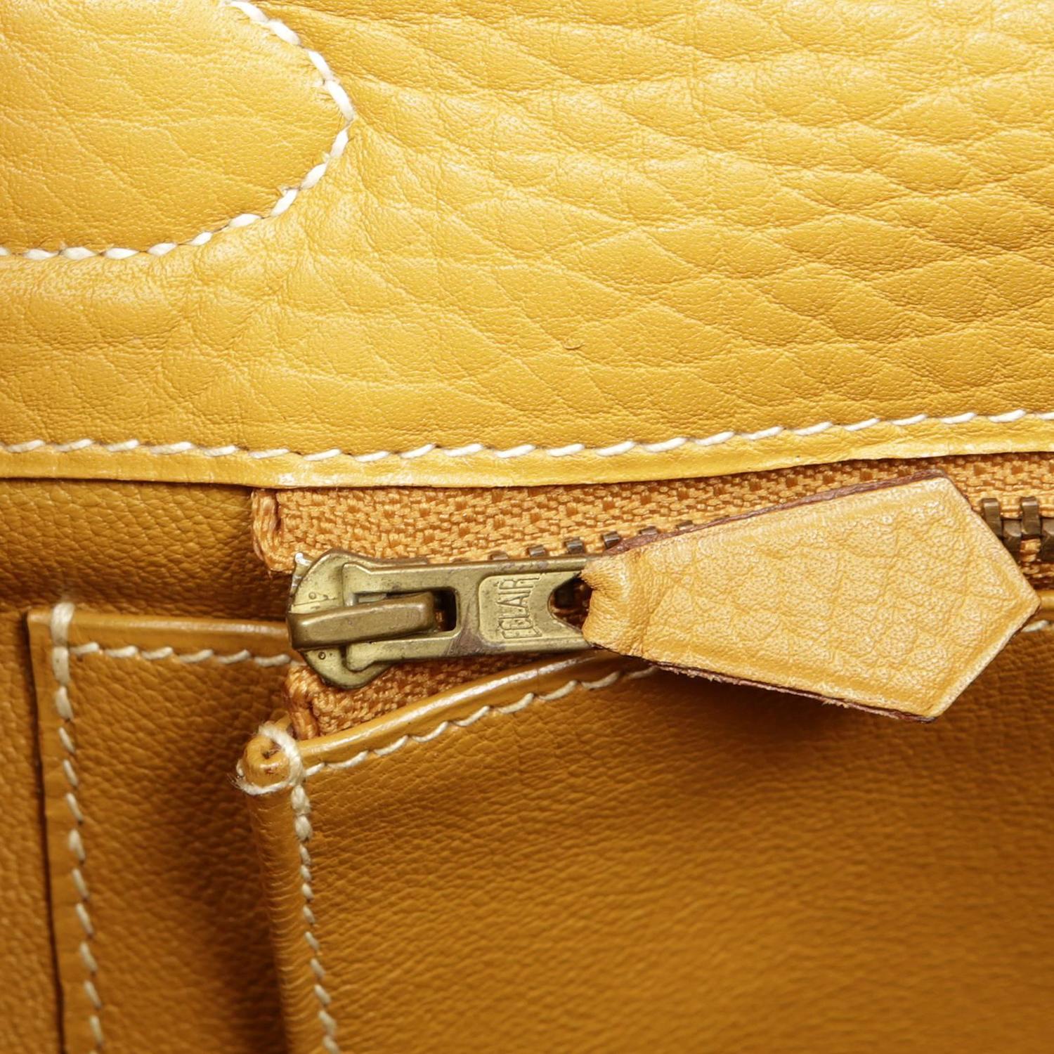 Herms Cumin Togo Leather 40 cm Kelly with Gold Hardware For Sale ...  