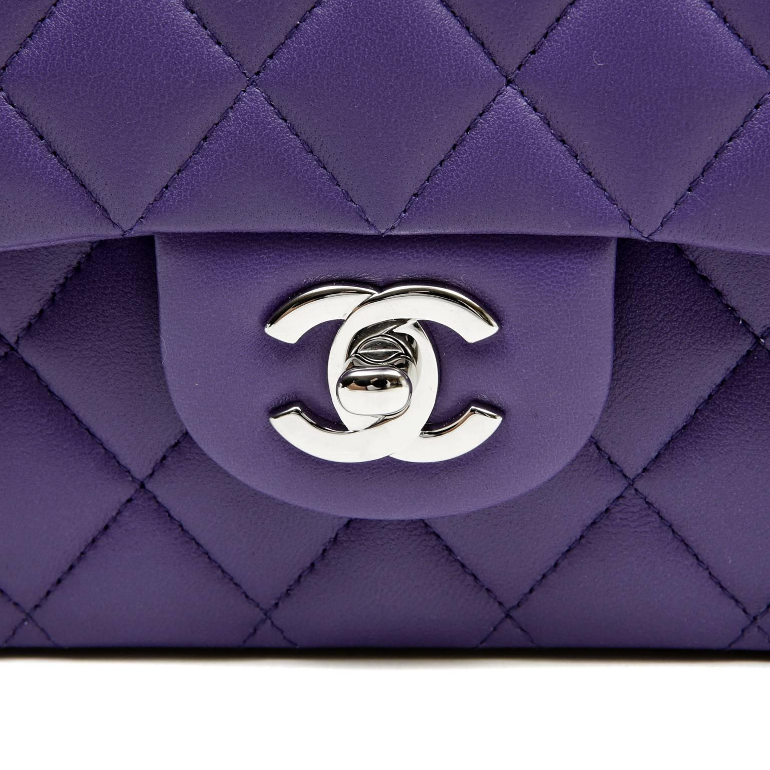 purple chanel bag