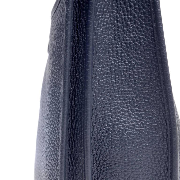 Hermès Blue Colvert Clemence Evelyne III- GM size