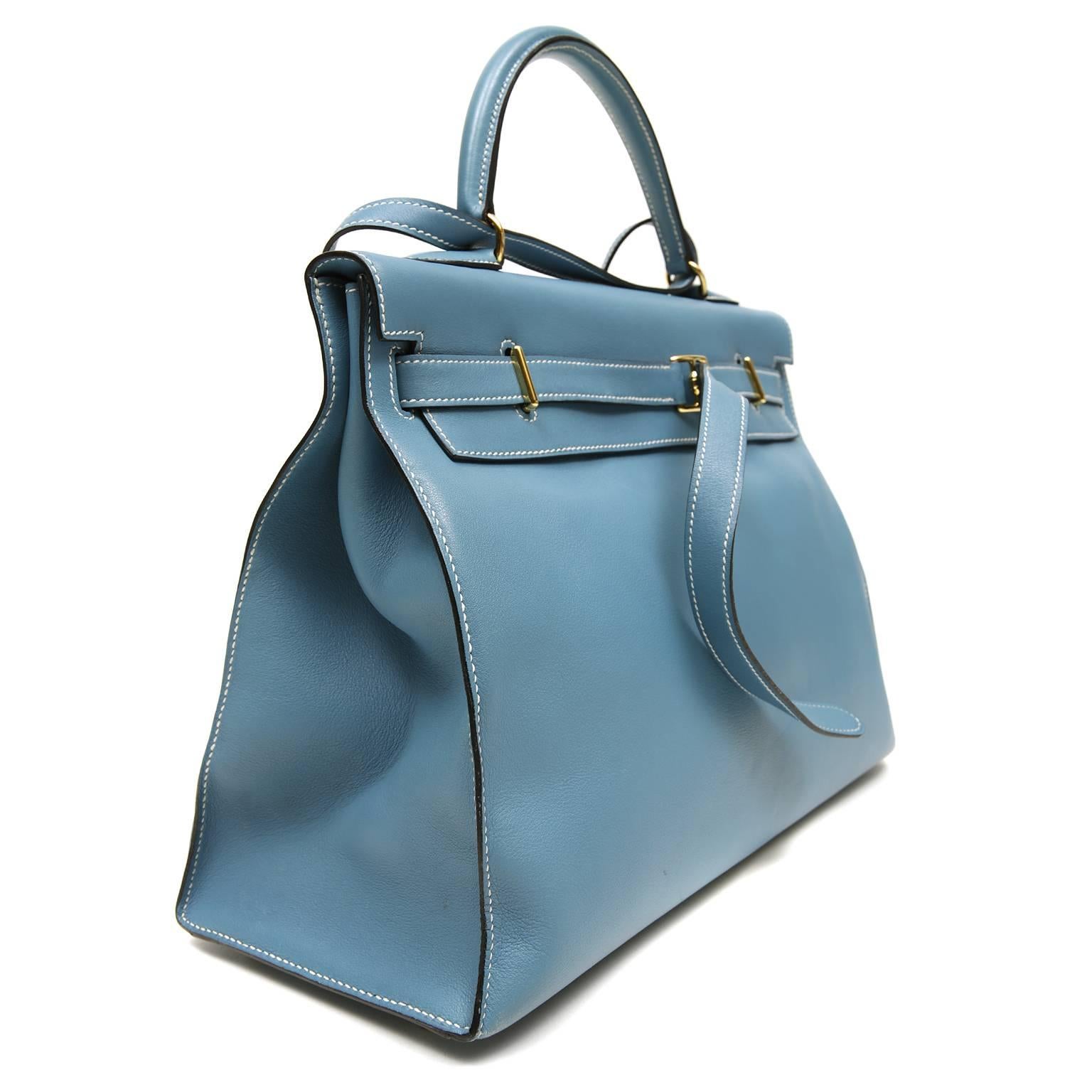 hermes kelly bag 35 blue