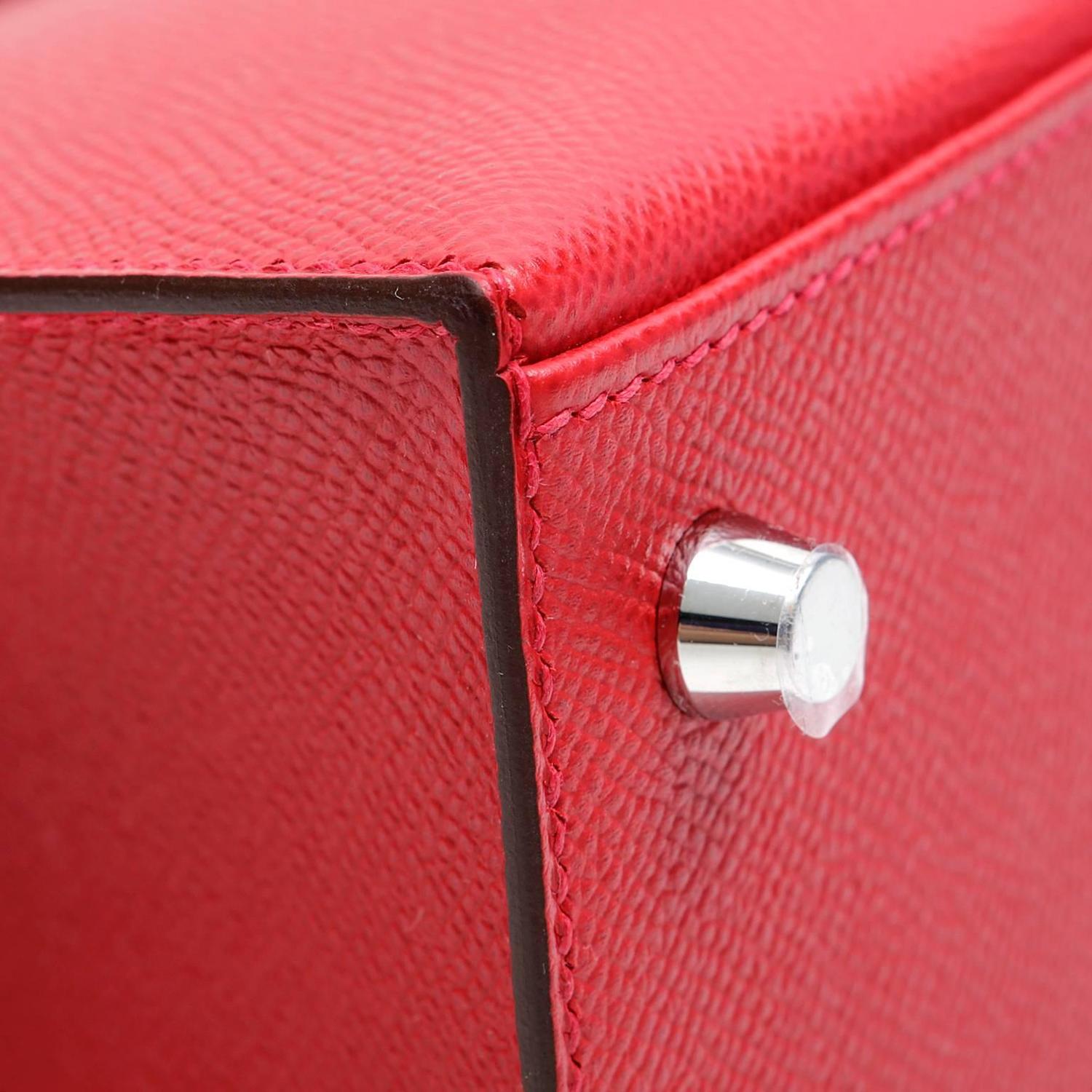 Hermes Birkin 30cm Epsom Rouge Casaque Ghw  