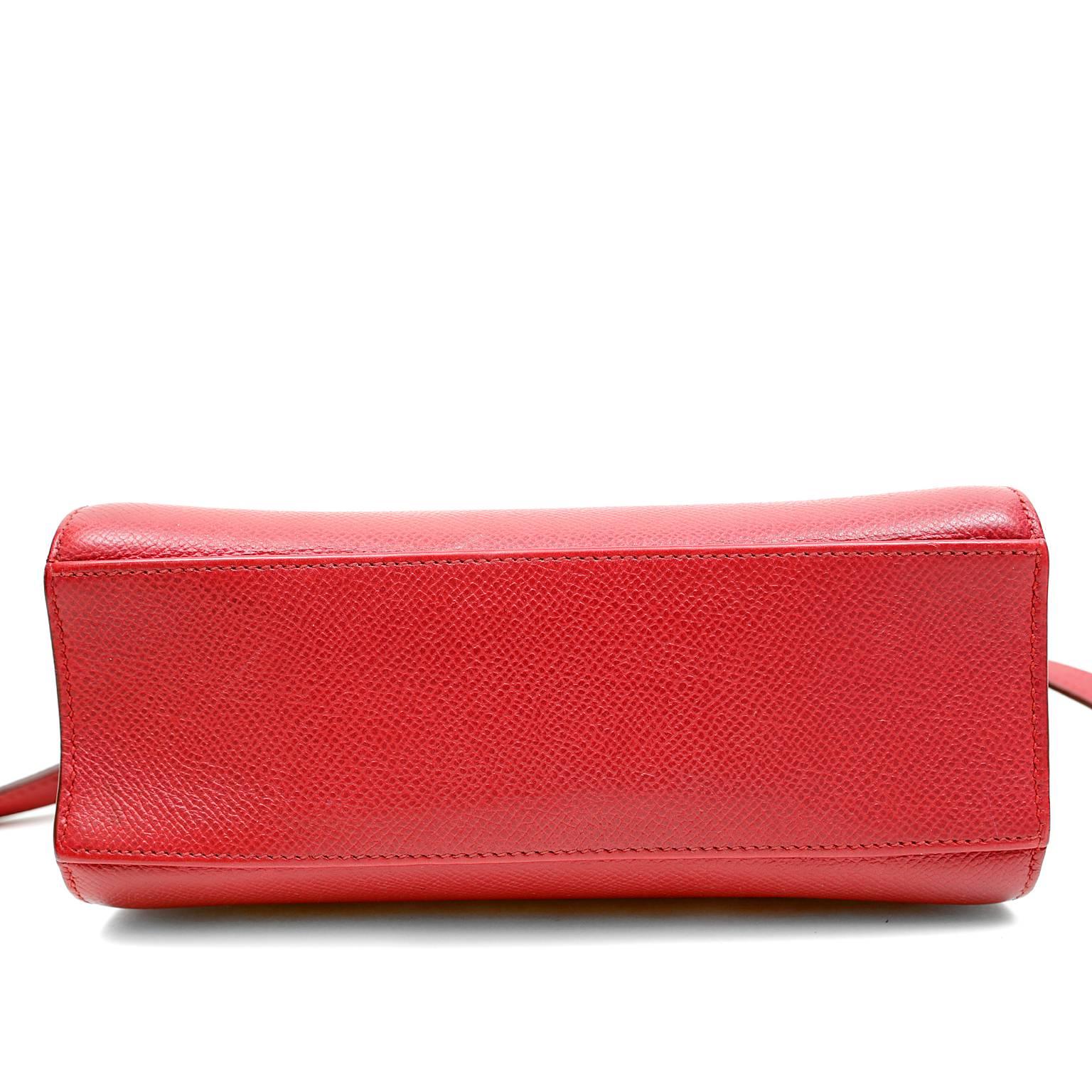 Hermès Red Epsom Kelly Sport CrossBody Bag In Excellent Condition In Malibu, CA
