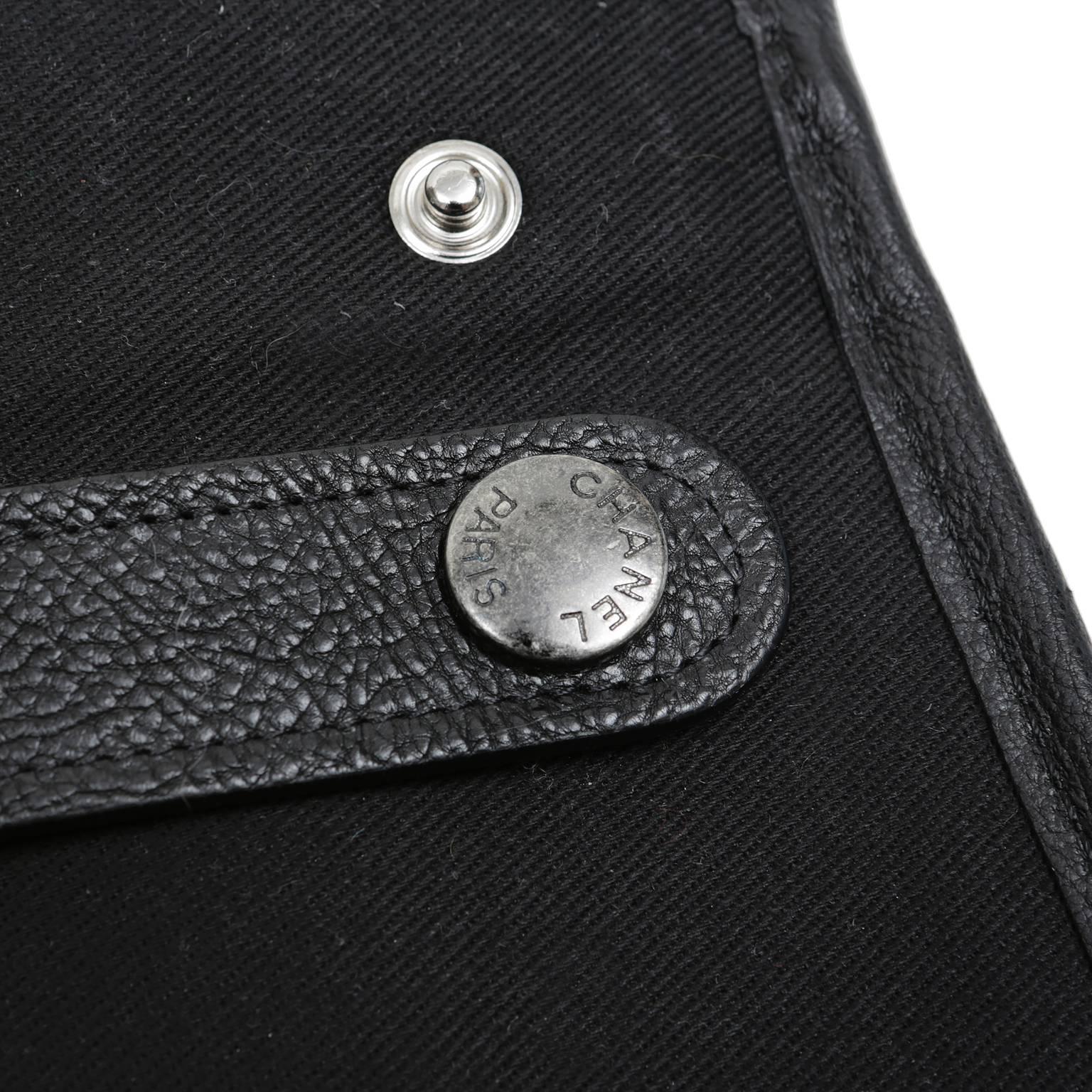 Chanel Black Tweed Runway Rolled Backpack- TWO BAGS 1
