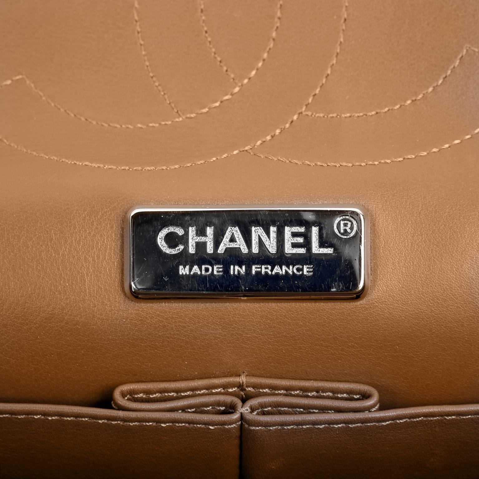 Chanel Degrade Python Jumbo Classic- Marrone e Blu in vendita 2