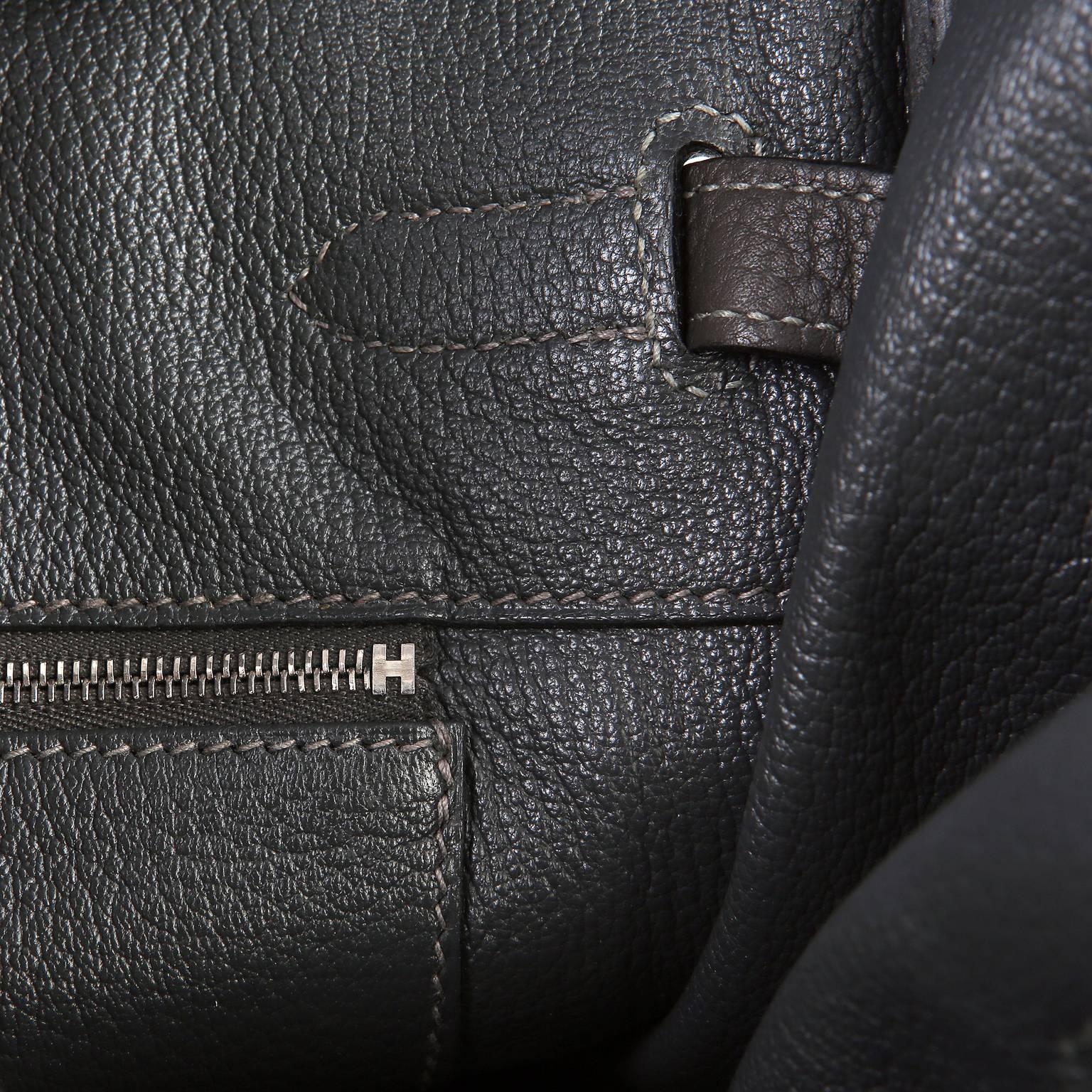 Hermès Graphite Clemence Leather  Birkin- 35 cm, PHW 5