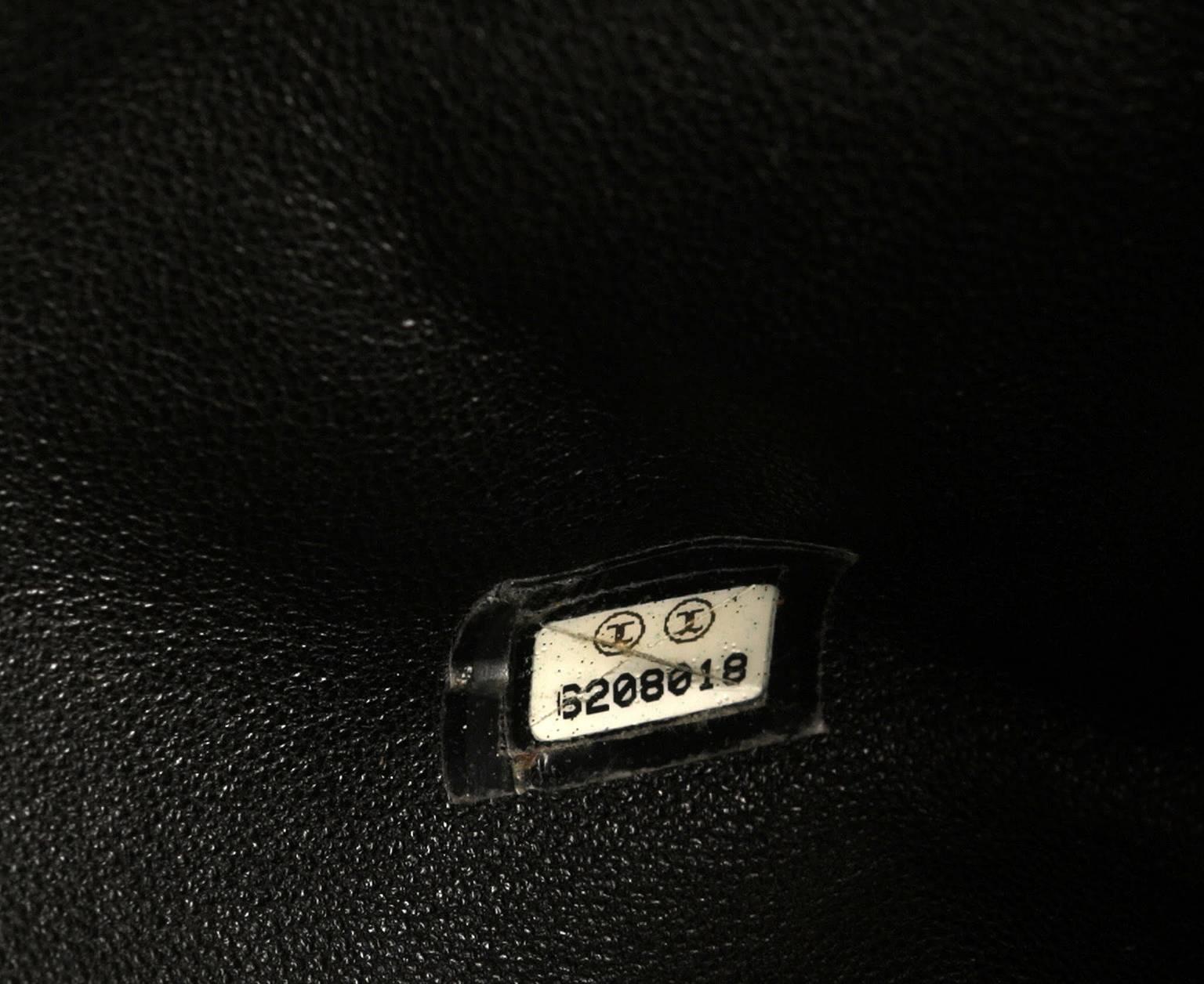 Chanel Black Leather Overnight Travel Bag- Unisex For Sale 4