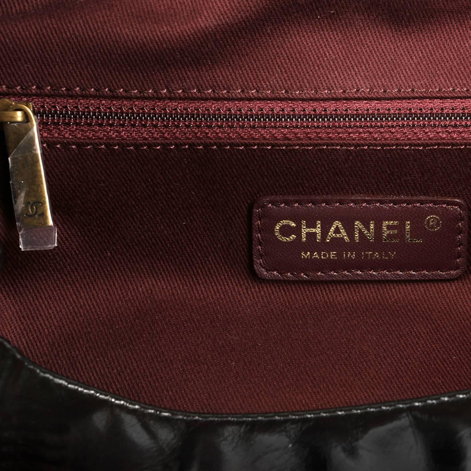 Chanel Black Calfskin and Stingray Accordion Bag For Sale 4