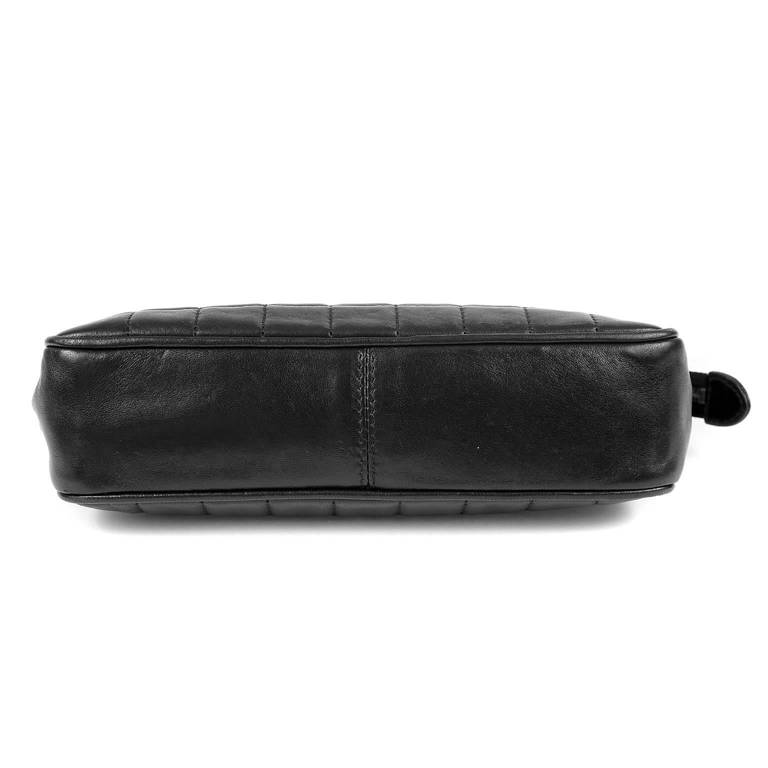 Women's Chanel Black Lambskin Dripping Chains Evening Bag For Sale