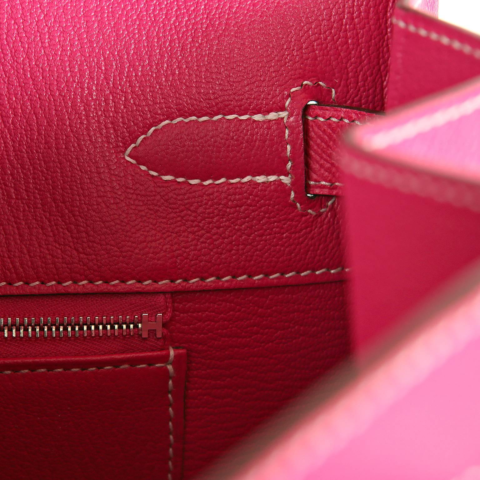 Hermès Rose Tyrien Epsom Leather 35 cm Birkin Bag with PHW 4