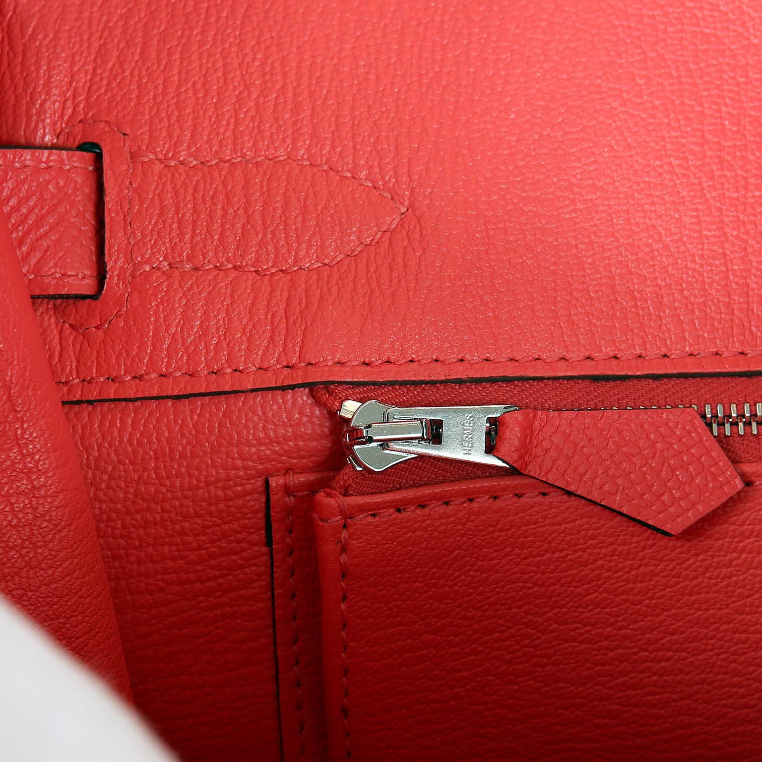 Hermès Rose Jaipur Epsom Leather 30 cm Birkin with PHW 4