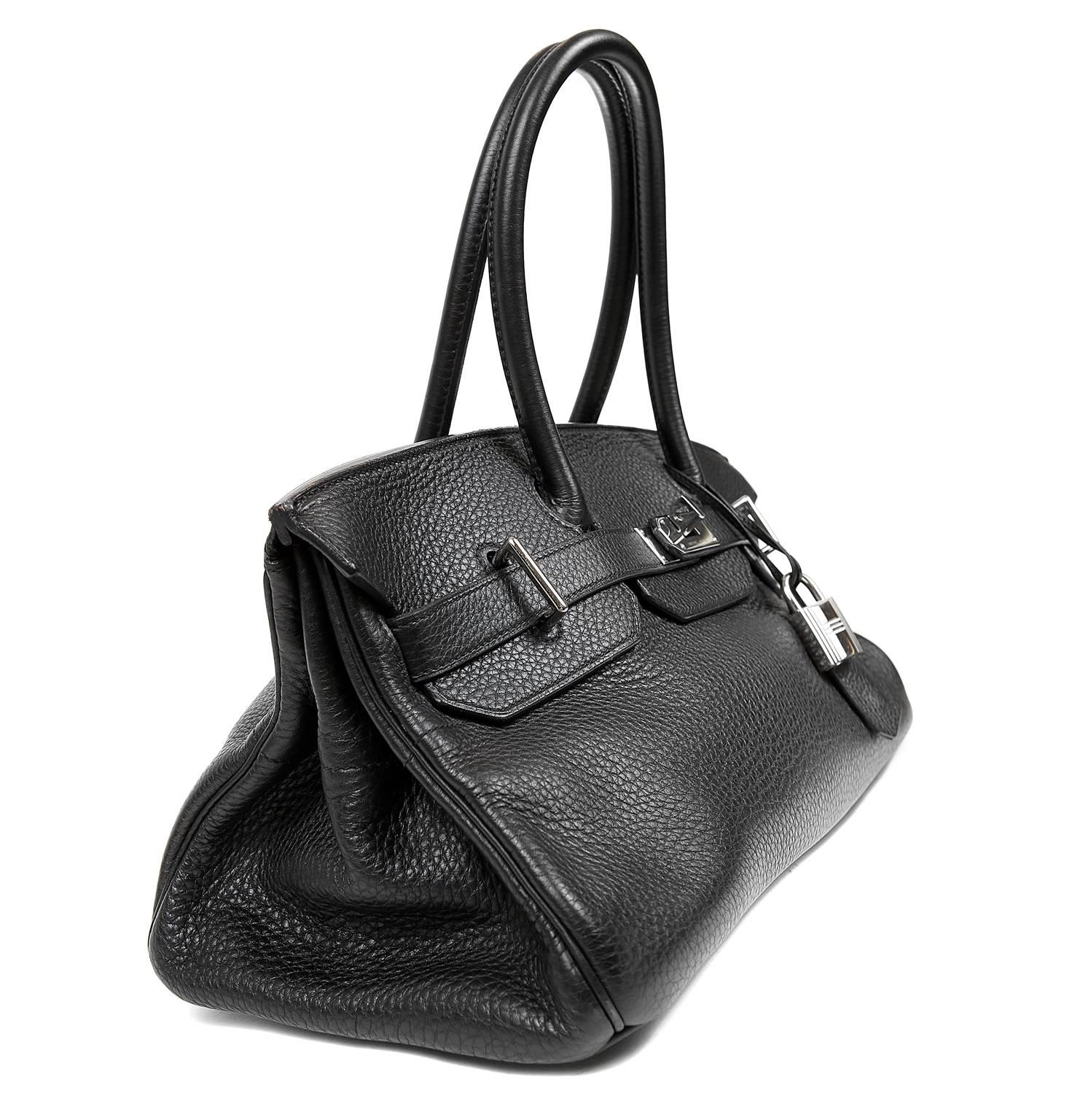 Hermès Black Togo Leather JPG Birkin Bag PHW In Excellent Condition In Malibu, CA