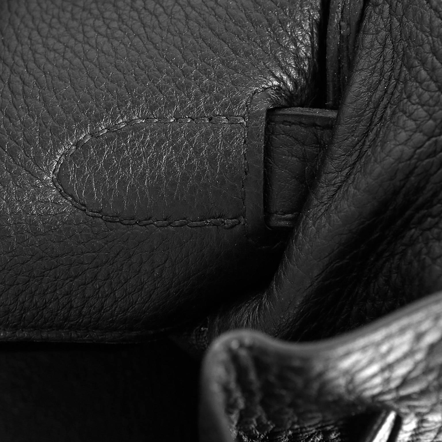 Hermès Black Togo Leather JPG Birkin Bag PHW 5