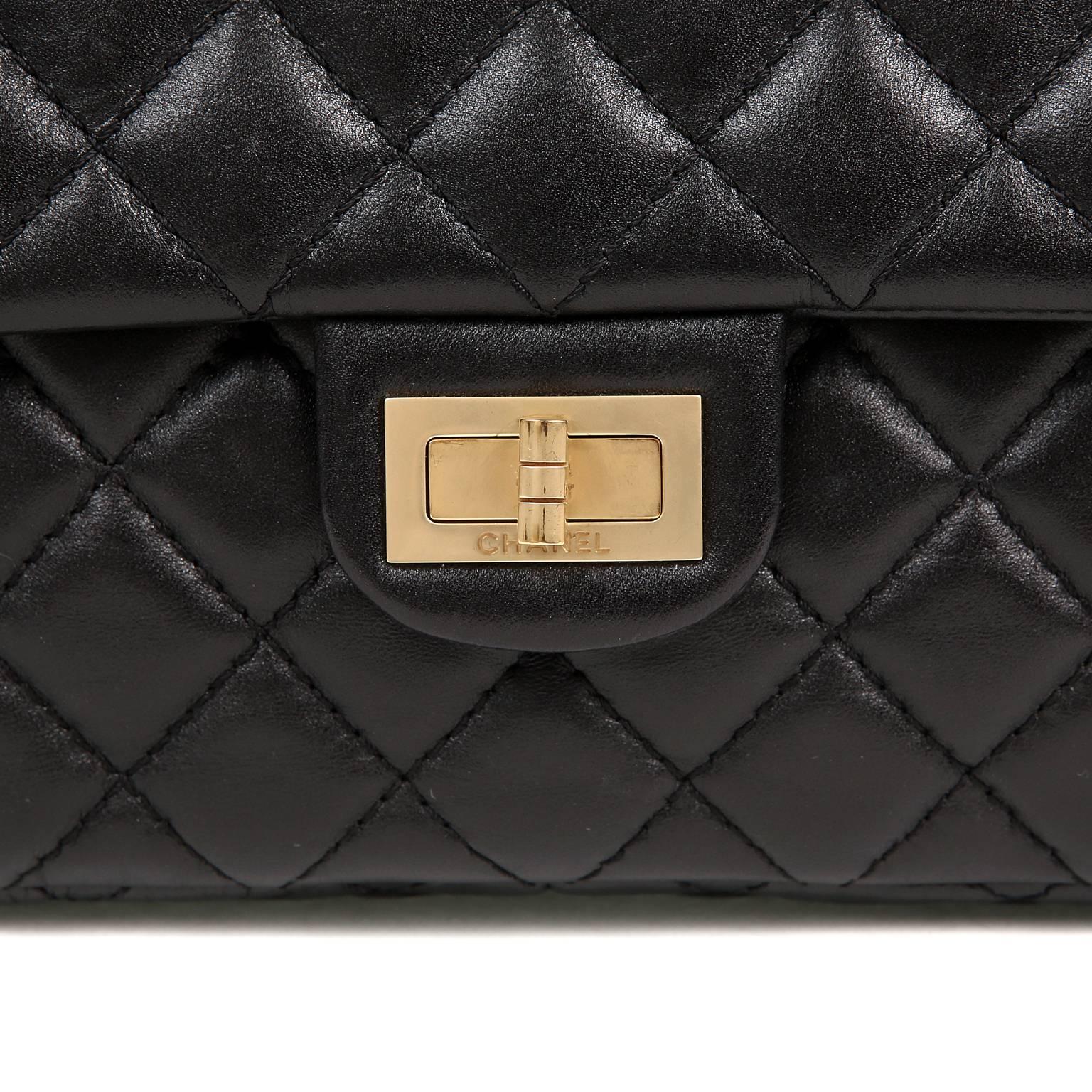 Chanel Black Quilted Leather Mademoiselle Flap Bag For Sale 1