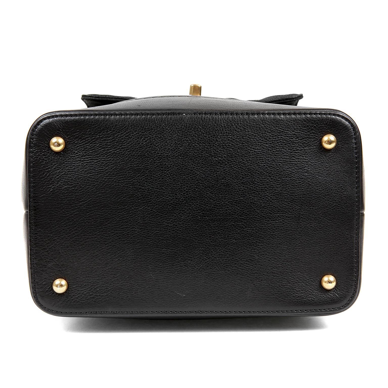 Women's Chanel Black Leather Globetrotter Bag For Sale
