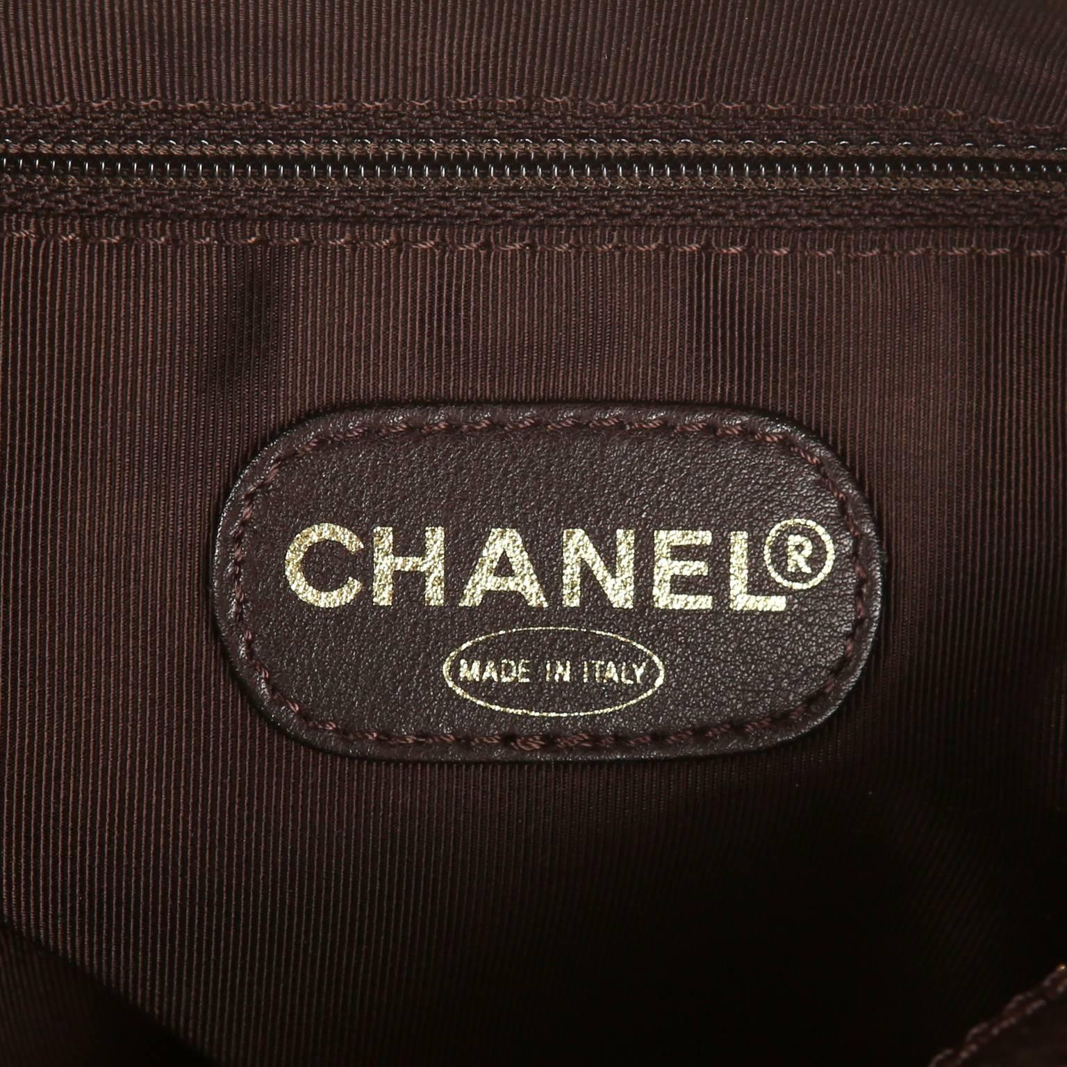 Chanel Espresso Caviar Leather Backpack For Sale 4