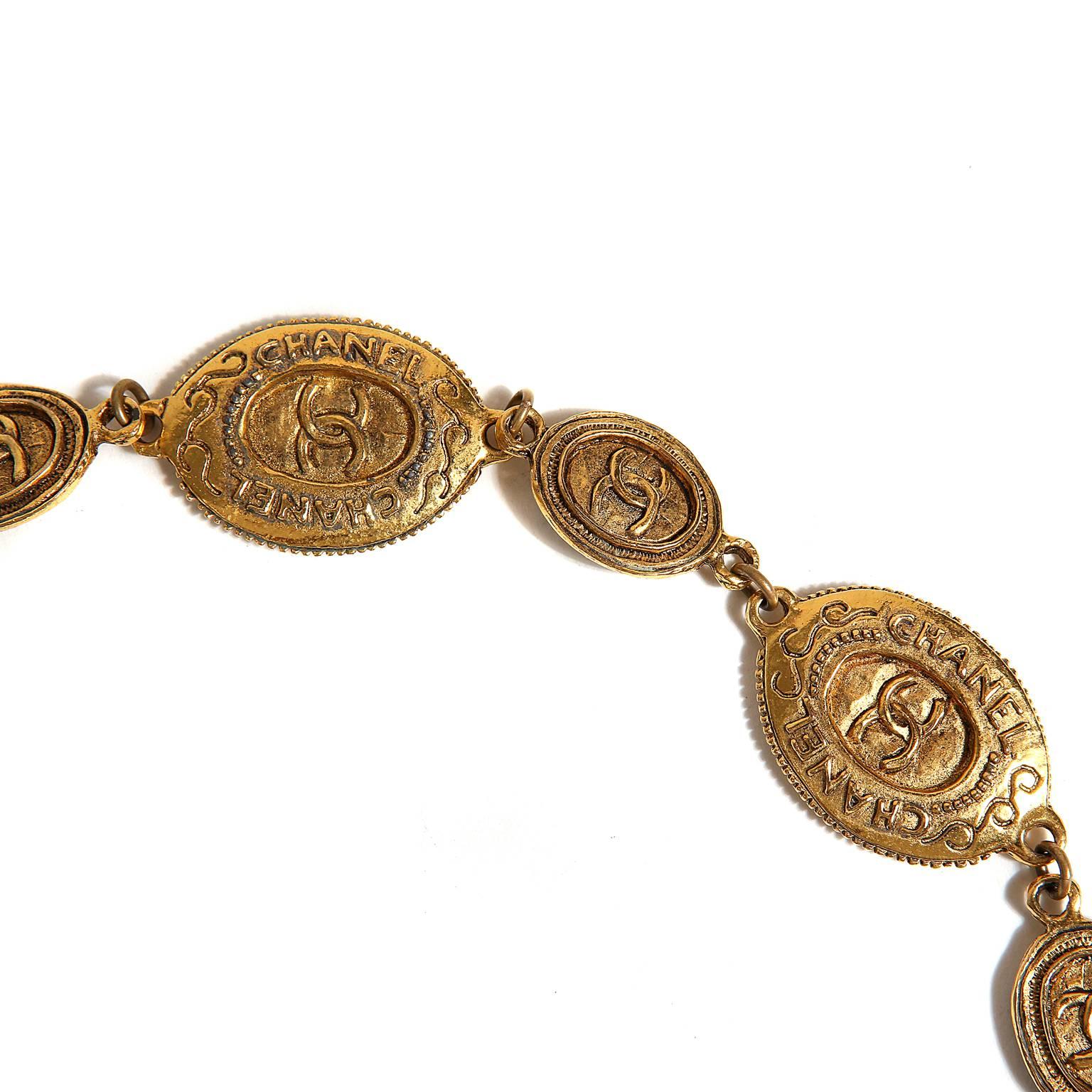 Chanel Oval Coin Necklace 2