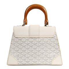 Goyard White Saigon PM Bag