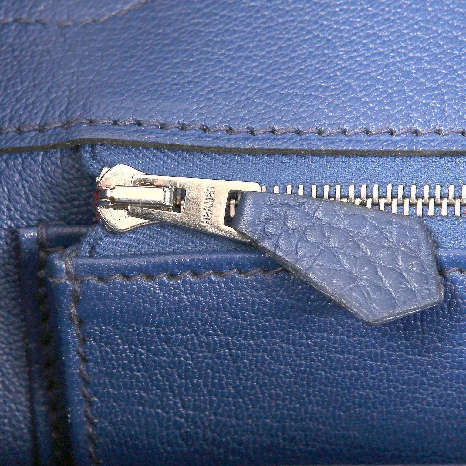Hermès Indigo Blue Togo 35 cm Birkin Bag PHW 5