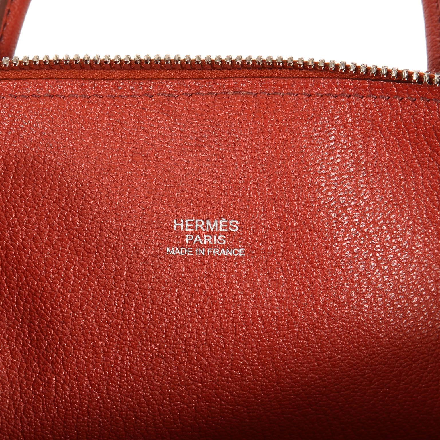 Hermes Coq de Roche Chevre Web Bolide 1923 Bag- 30 cm For Sale 3