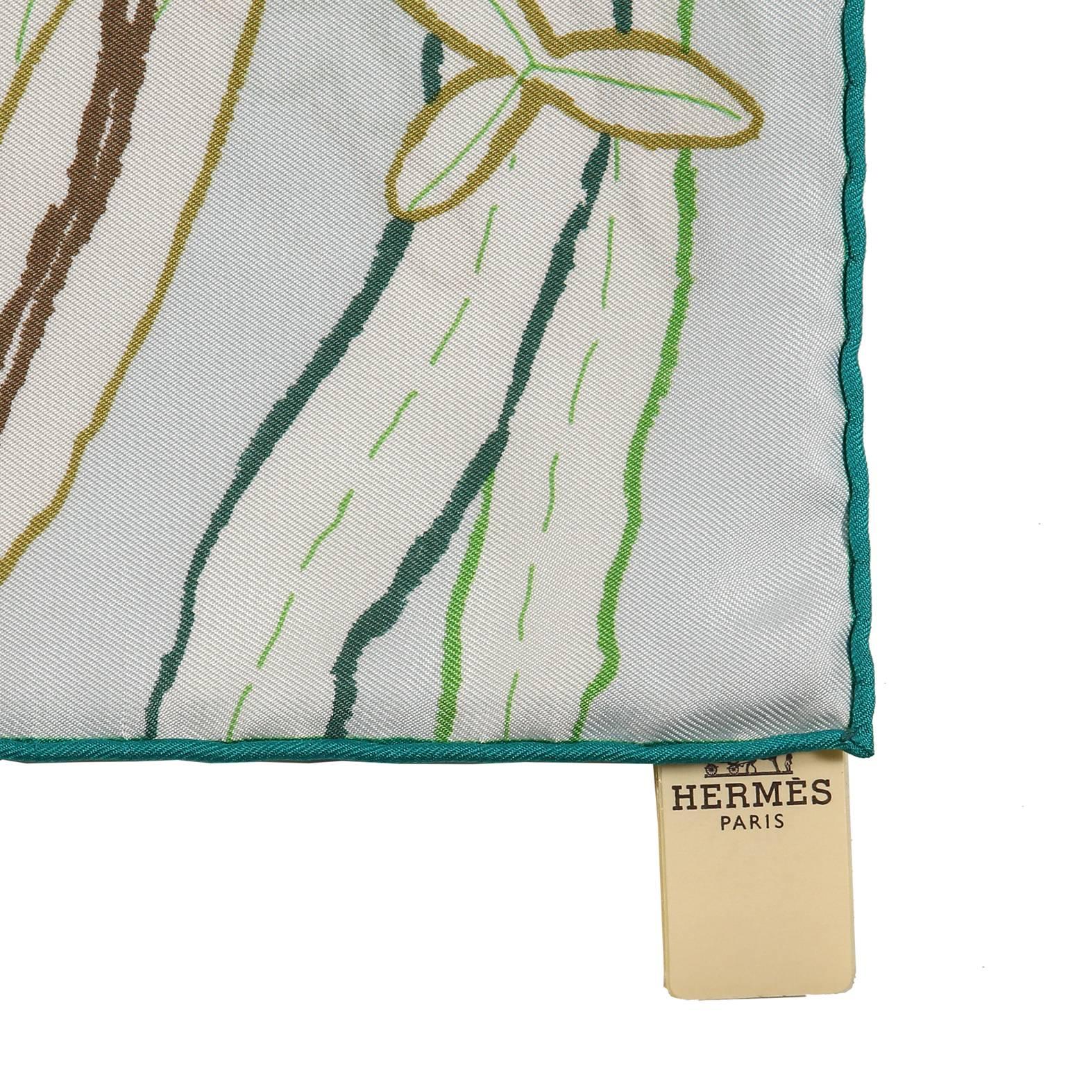 Hermes J’attends Mon Prince Pochette Gavroche Scarf 1