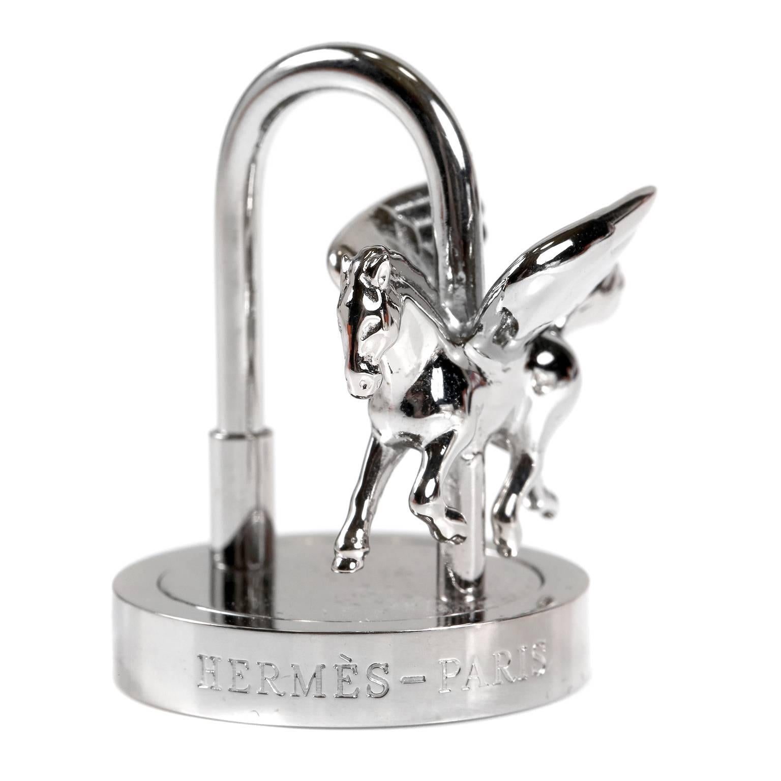 Hermes Rodeo Pegasus Leather Flying Horse Bag Charm at 1stDibs