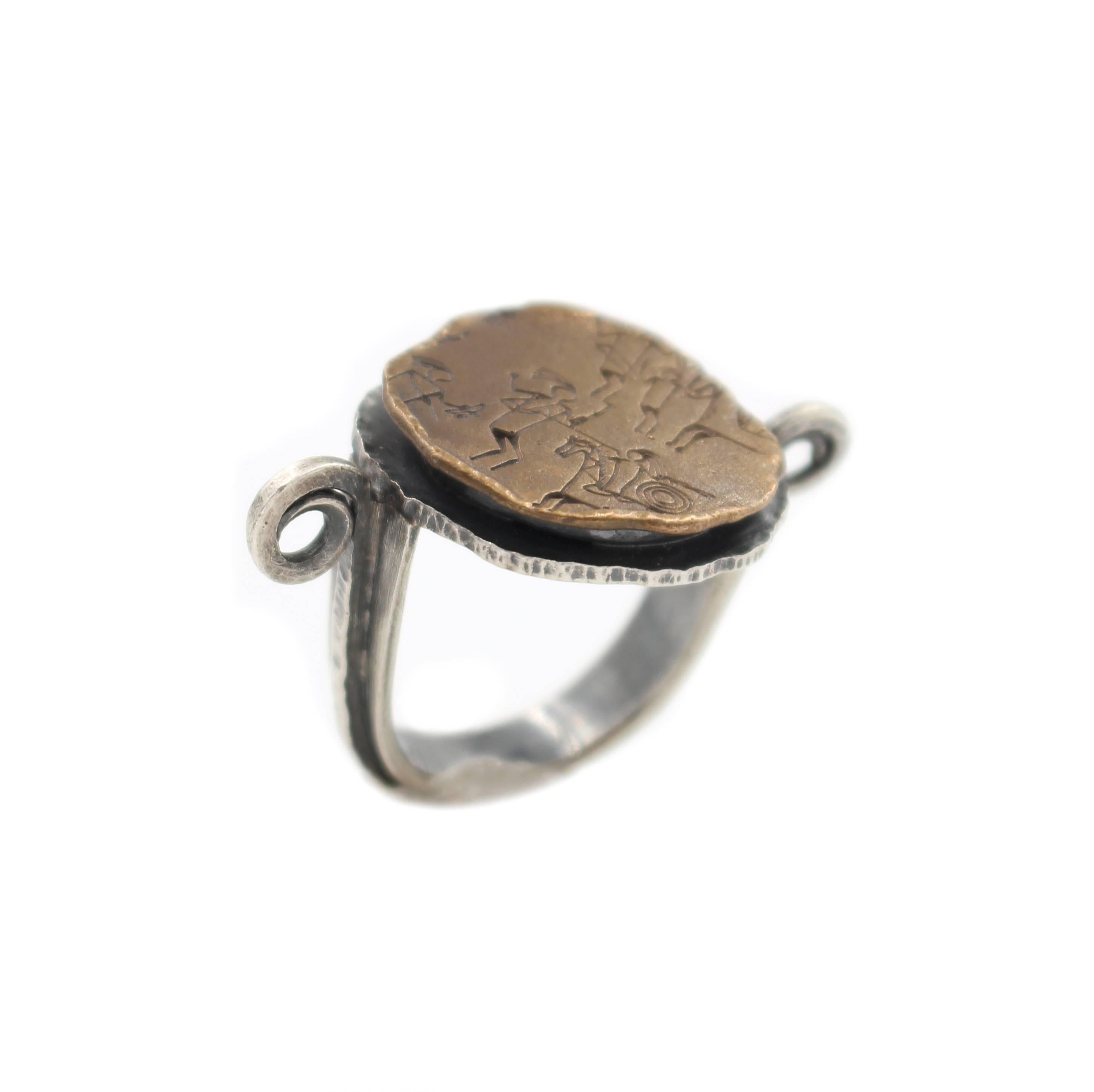 Petroglyph Ring In New Condition For Sale In Santa Fe, NM