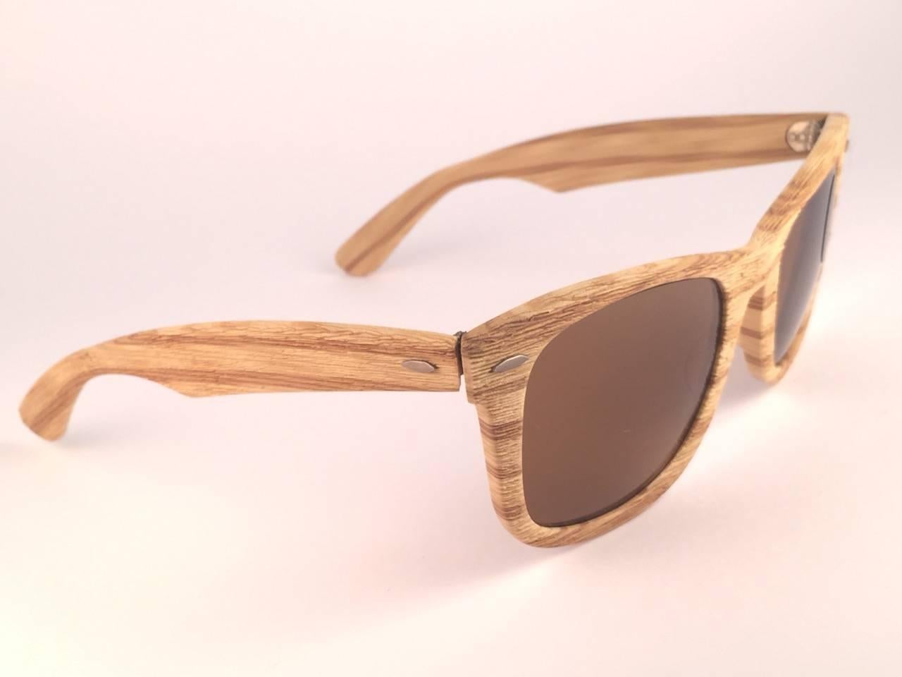 wood ray ban sunglasses