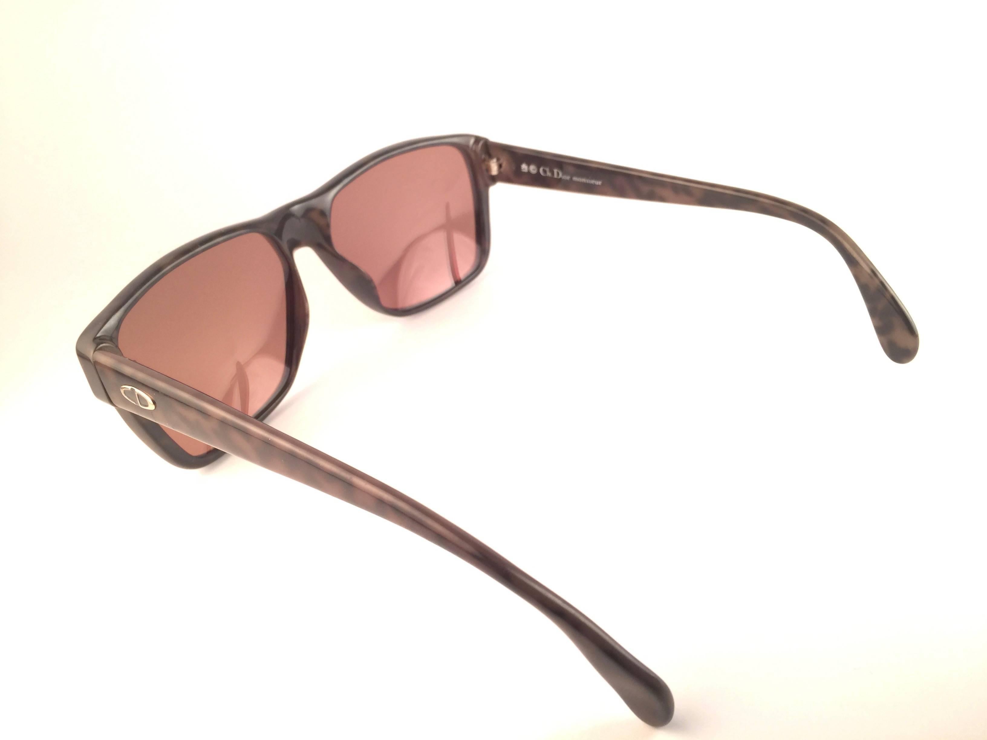 New Vintage Christian Dior Monsieur 2386 20 Optyl Camouflage 1970 Sunglasses In New Condition In Baleares, Baleares