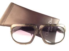 Neue Vintage Christian Dior Monsieur 2024 60 SonnenbrilleGrün marmorierte Sonnenbrille